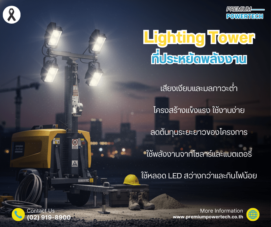 Lighting Tower ประหยัดพลังงาน